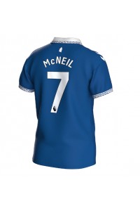 Everton Dwight McNeil #7 Voetbaltruitje Thuis tenue 2023-24 Korte Mouw
